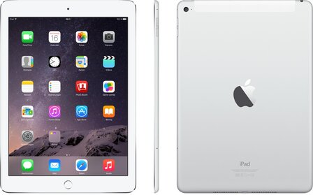 Apple iPad 9.7&quot; Air 2 64GB WiFi (4G) wit zilver + garantie