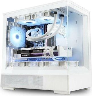 Zalman p10 Game PC Intel i5 14500 (5,0Ghz) 16GB DDR4 2TB SSD Nvidia RTX3050-6GB (WiFi,Bluetooth) + 24 maanden garantie