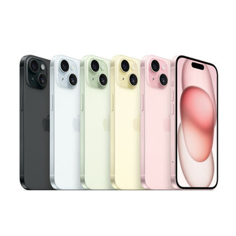 Apple iPhone 15 zwart 128GB + Garantie