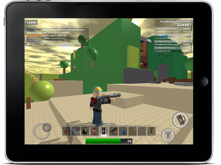 Goedkope Roblox Apple iPad (goedkoop en geschikt) klein scherm 7,9 inch + 12 maanden garantie