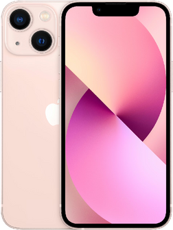 als nieuw Apple iPhone 13 mini roze 256GB 5,4&quot; + 24 maanden garantie