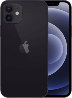 De&nbsp;iPhone 12 64GB zwart