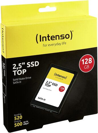 Intenso of ander A-merk 128GB SSD (supersnelle harddisk) SATA