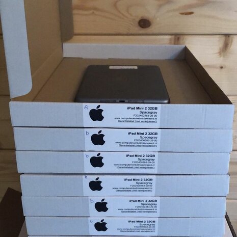 Magazijn opruiming Apple iPad Mini 2 zwart 32GB 7,9" WiFi (4G) + garantie