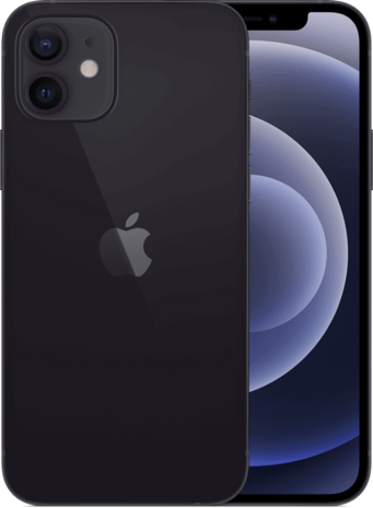 De&nbsp;iPhone 12 64GB zwart
