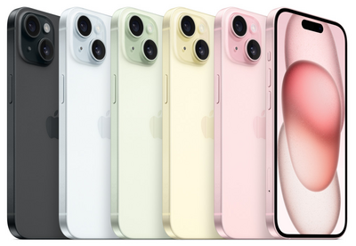Apple iPhone 15 zwart 128GB + Garantie
