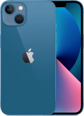 Magazijn opruiming Apple iPhone 13 blauw 256GB 6,1" + garantie op=op
