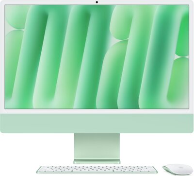 Apple iMac (2024) Groen M4 16GB 256GB 23.5" + garantie