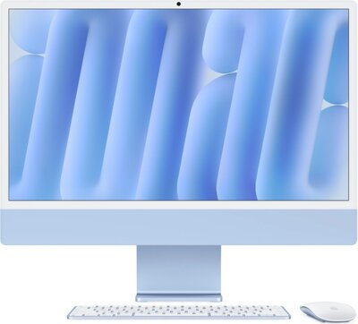 Apple iMac (2024) Blauw M4 16GB 256GB 23.5" + garantie