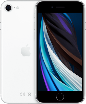 nieuwstaat Apple iPhone SE (model 2020) 64GB wit 4.7" + 12 maanden garantie