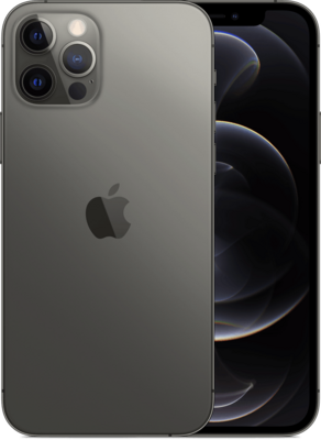 Nieuwstaat Apple iPhone 12 Pro 256GB (model 2020) zwart + 12 maanden garantie