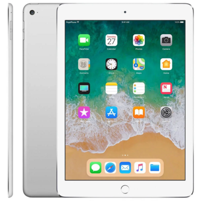 Nieuwstaat Apple iPad Air 2 64GB (model 2016) WiFi (4G) zilver + 12 maanden garantie