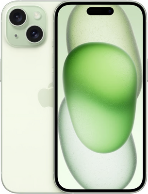 (als) nieuw Apple iPhone 15 (model 2023) 256GB groen + 24 maanden garantie
