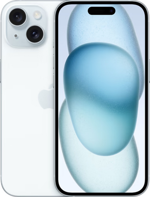 nieuwstaat Apple iPhone 15 (model 2023) 256GB blauw + 12 maanden garantie