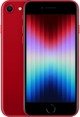 Nieuwstaat Apple iPhone SE (model 2022) rood 128GB 4.7" + 12 maanden garantie