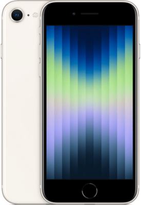 Nieuwstaat Apple iPhone SE (model 2022) wit 128GB + 12 maanden garantie