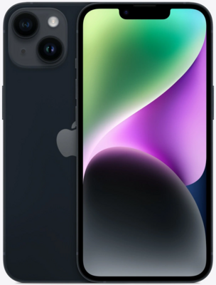(als) Nieuw Apple iPhone 14 zwart 128GB + 24 maanden garantie